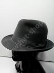 Шляпа Duplex из пухового велюра темно-серая