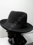 Шляпа из фетра чёрная